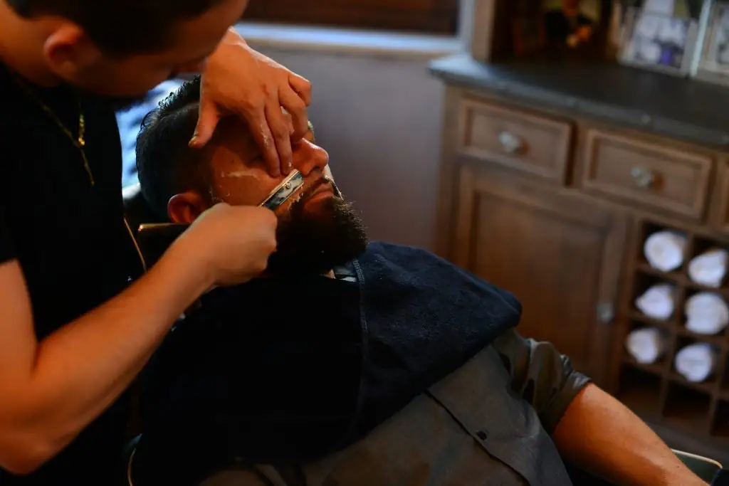 Haarstyling im Salon
